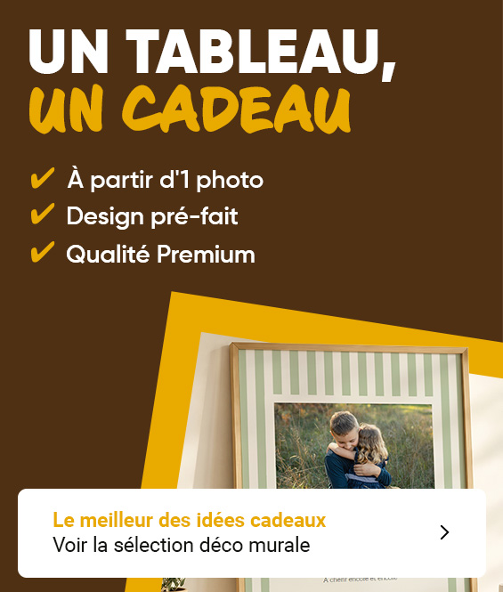 Cadres photo personnalisés : Qualité premium, design pré-fait