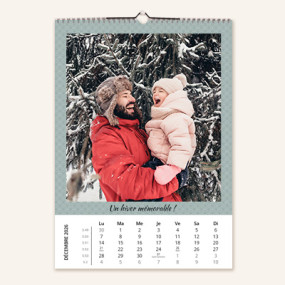 Calendrier mural - A3 Portrait - Premium