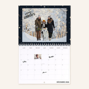 Calendrier mural - A4 Paysage