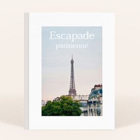 Livre photo portrait ouverture à plat