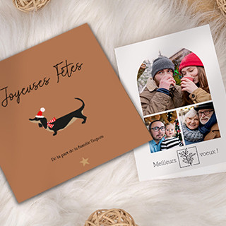 Carte de voeux personnalisée