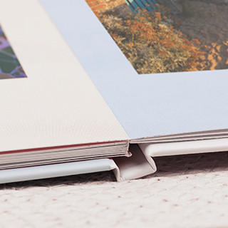 Livre photo - Carré - Ouverture à plat