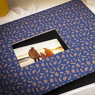 Album photo Noël - A4 Paysage - Couverture à fenêtre