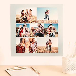 Poster photo pêle-mêle