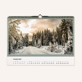 Calendrier mural - A3 Paysage