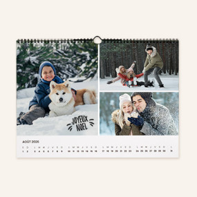 Calendrier mural - A3 Paysage