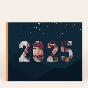 Album photo de votre année - A4 Paysage - Couverture à fenêtre