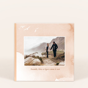 Livre photo carré ouverture à plat