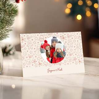 Carte de Noël personnalisée