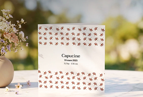 Faire-part et cartes personnalisées