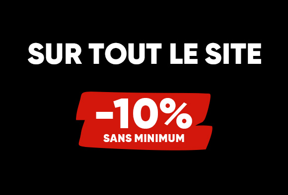 -10% sur tout le site sans minimum