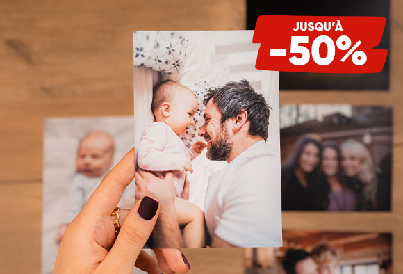 tirages photo : jusqu'a -50%