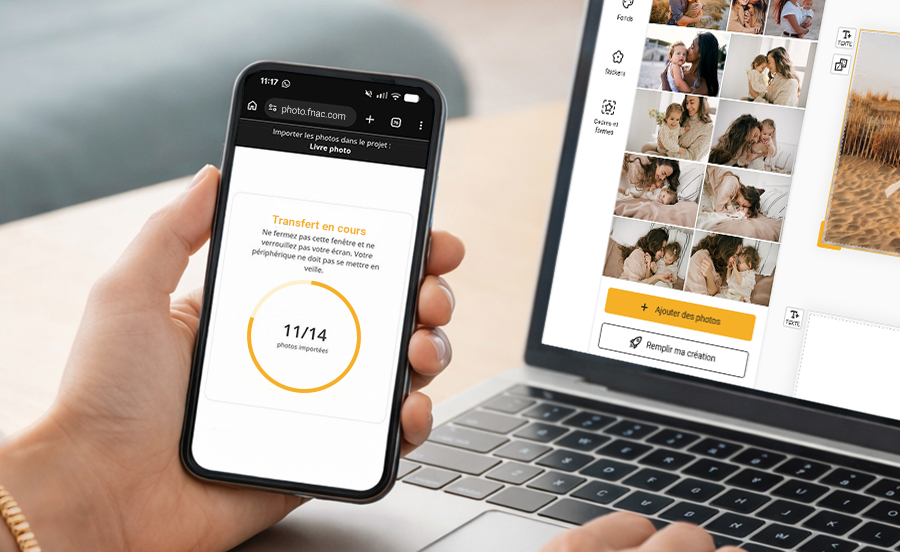 Importer facilement mes photos
